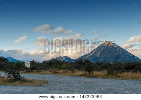 Lake Pearson / Moana Rua Wildlife Refuge Located In Craigieburn Forest Park In Canterbury Region, So