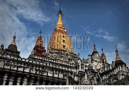Ananda Temple in the town of Bagan, Myanmar