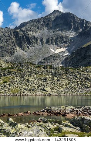 Clear sky over Musala peak and Musalenski lakes,  Rila mountain, Bulgaria