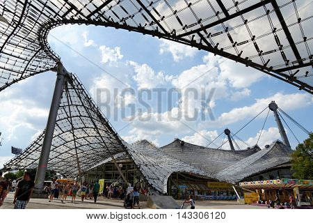 MUNICH GERMANY - 4 AUGUST 2015: Part of 