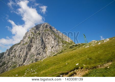 Kamnik saddle in Kamnik Savinja alps, Slovenia