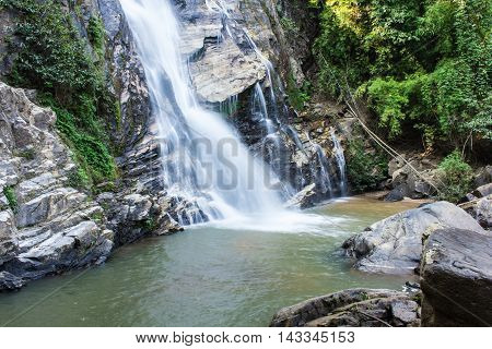 Mae Tia waterfall, Ob Lung national park in Chiangmai Thailand