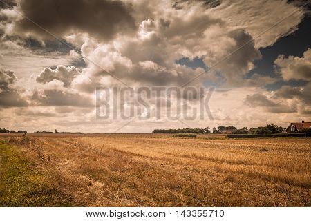 cloud formation over the northern part of Danmark