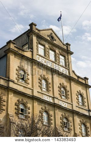 Hobart, Tasmania - Sept 18: The iconic ancient Cascade Brewery on Sept 18th 2007 in Hobart, Tasmania, Australia