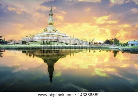 Pagoda Mahabua in Roi-Et Province, Thailand, Asia