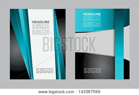 presentation of flyer design content background template