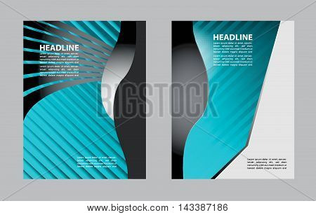 Vector Flyer Design vector. brochure flyer design