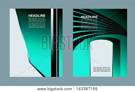 flyer, brochure or magazine cover vector  template