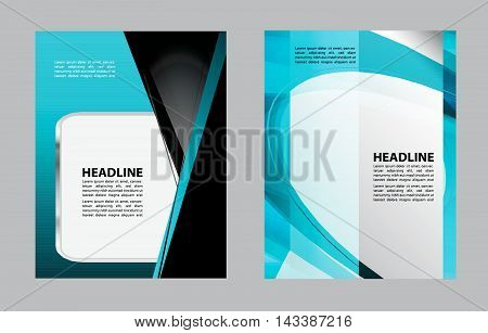 presentation of flyer design content background abstract