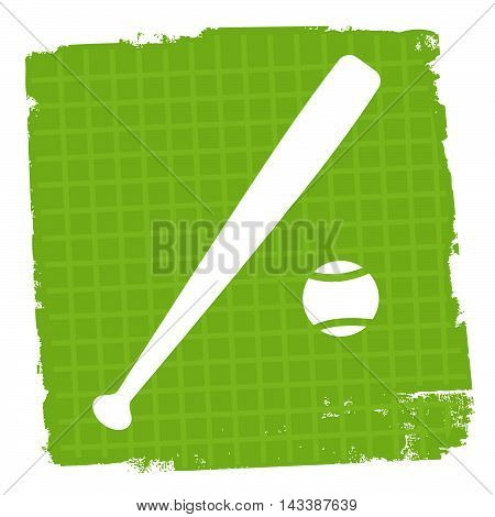 Baseball Icon Represents Team Sport And Ballgame