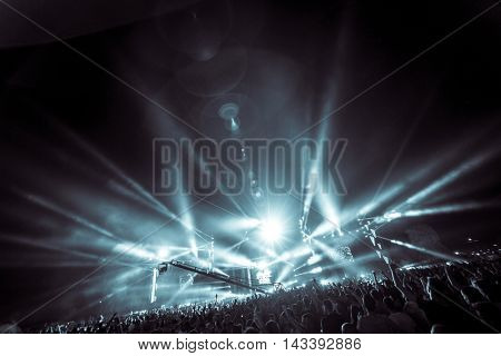 CULLERA, SPAIN - AUGUST 14th: Medusa Sun Beach Festival on August 14, 2016 in Cullera, Spain
