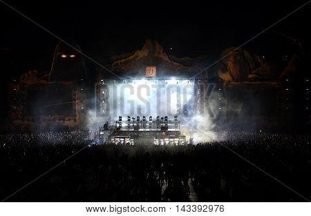 Audience In Front Of Stage