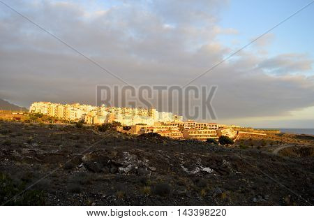 A view of Callao Salvaje hotels in Adeje Tenerife