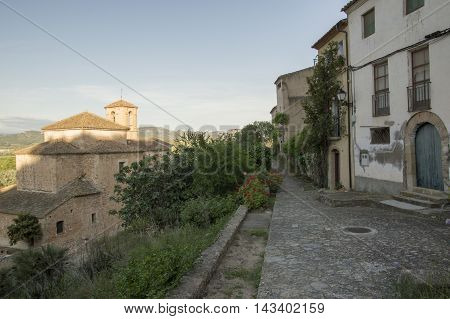 The village of Miravet in Tarragona, Catalonia, Spain.