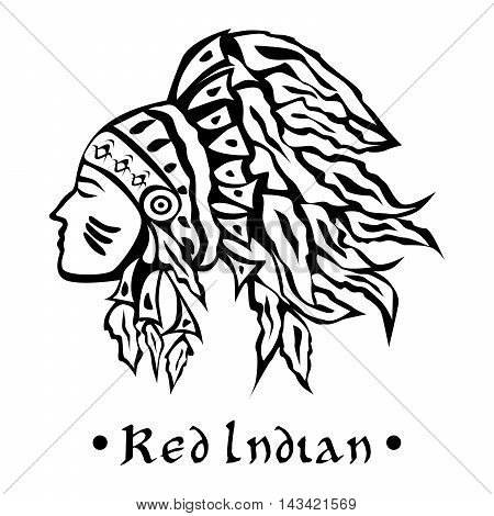 the illustration dedicated to the American Indians.