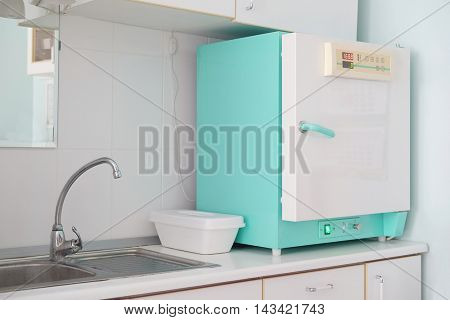 The image of a dental sterilizator