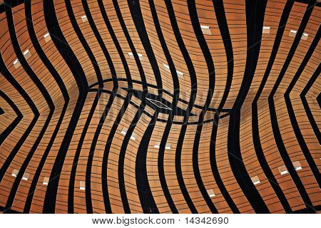 Abstrakt Design aus Towerblock windows