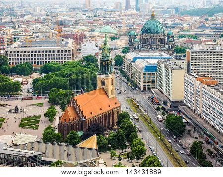 Aerial View Of Berlin (hdr)