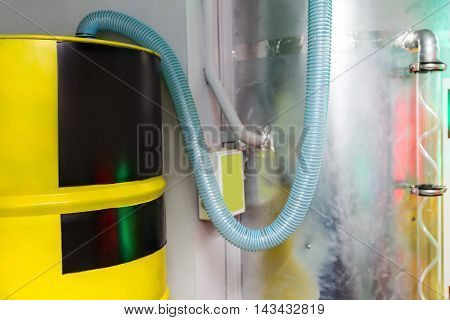 Big yellow barrel