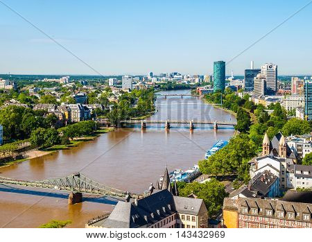 Frankfurt Am Main Panorama (hdr)