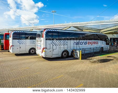 Coach Station In Stansted (hdr)