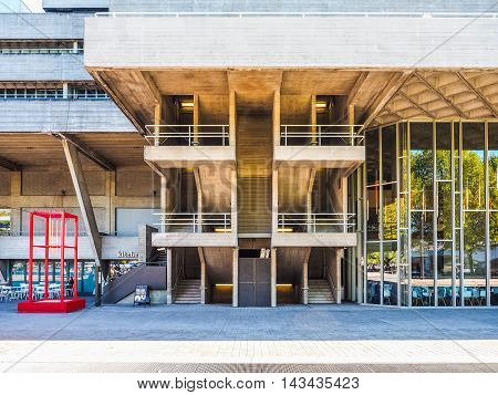 National Theatre In London (hdr)