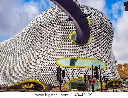 Bullring Shopping And Leisure Complex In Birmingham (hdr)