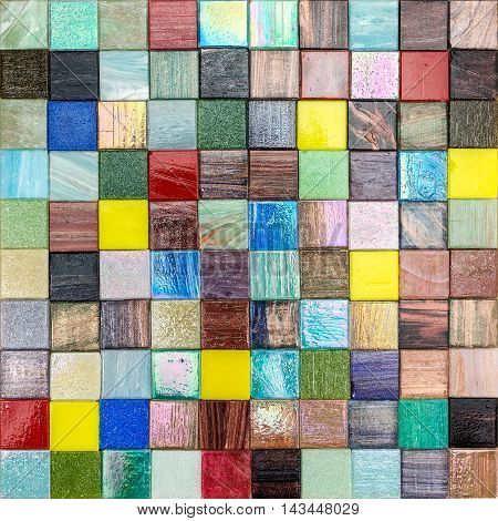 Colorful Smalt For Mosaic Work As Seamless Background