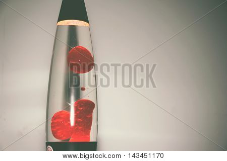 Red Lava Lamp Photography