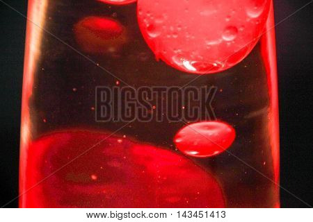 Red Lava Lamp Photography