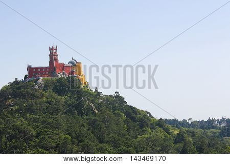 Pena Palace In Sintra, Portugal