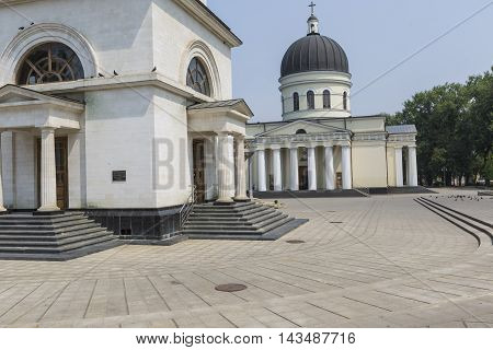Chisinau, Moldova - July 30, 2016: Cathedral Park On July 30, 2016 In Chisinau, Moldova. Nativity Ca