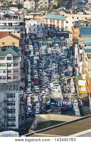 Nairobi Matatu Bus Station, Kenya, Editorial