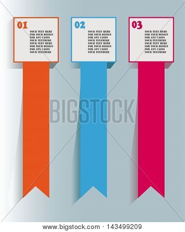Inforgaphic option banner with metro style design for diagram, workflow layout, web desing or working presentation.