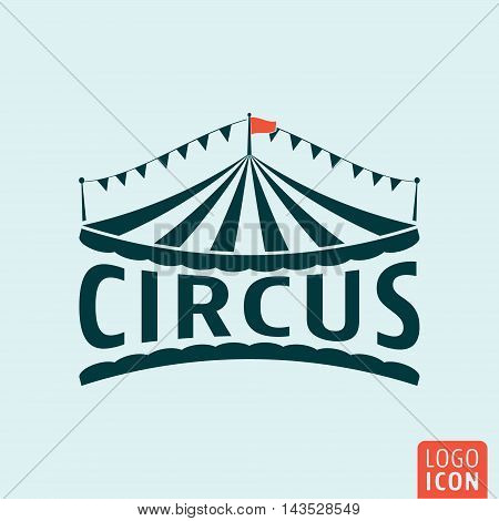 Circus icon. Circus tent symbol. Vector illustration