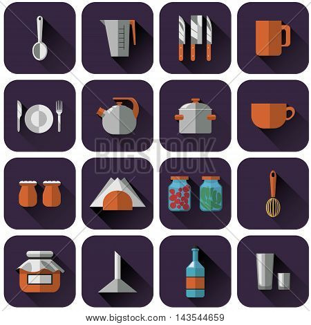 Set Of Different Kitchenware