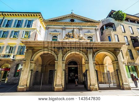 Santa Maria Della Consolazione Church In Milan (hdr)