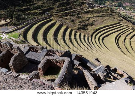 Farming Terraces By The Inca