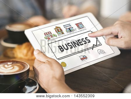 Small Business Strategy Marketing Enterprise Concept
