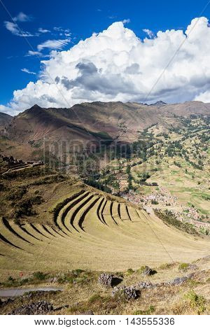 Farming Terraces By The Inca
