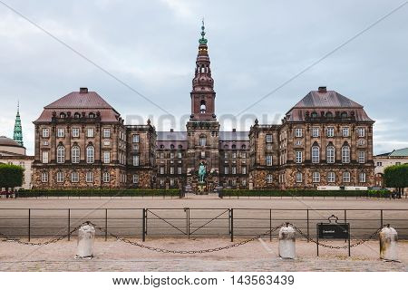 Christiansborg Palace In Copenhagen