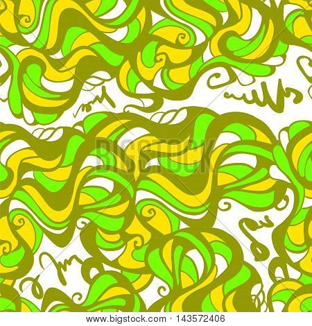 detailed vector design of a nice mystical pistachio seamless pattern in art nuvo style