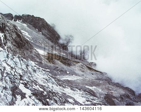 Yulong Mountain. One of the most beautiful place in Yunnan. I took this picture 10 years ago.