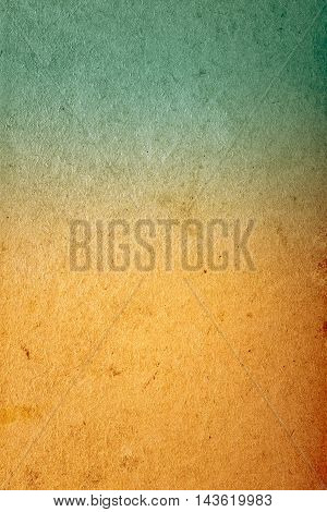 Abstract Old Blue And Orange Color Paper Vintage Background Texture For Design Artwork