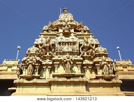 Golden Temple Sivav Temple Complex Of Murudeshwara In Gokarna In India