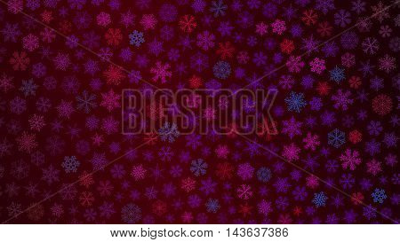Christmas Background Of Snowflakes