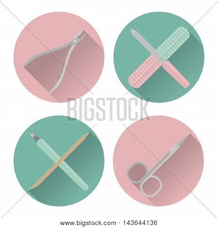 Vector Icons Manicure