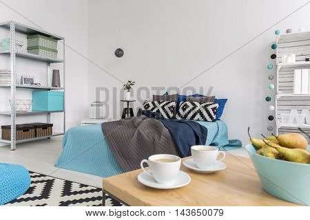 Scent Of Fresh Coffee On Saturday Lazy Morning