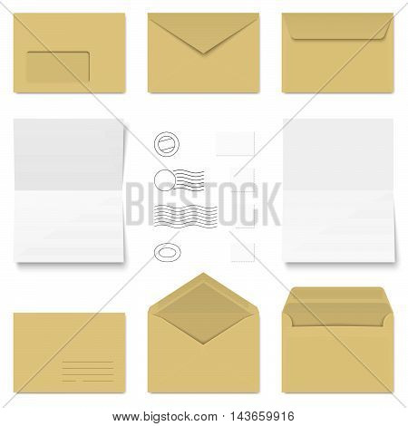 Envelopes And Postage Stamps