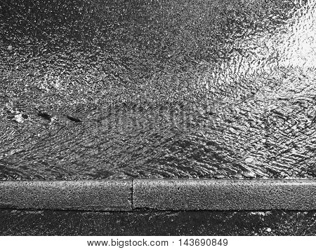 Pouring Rain Water